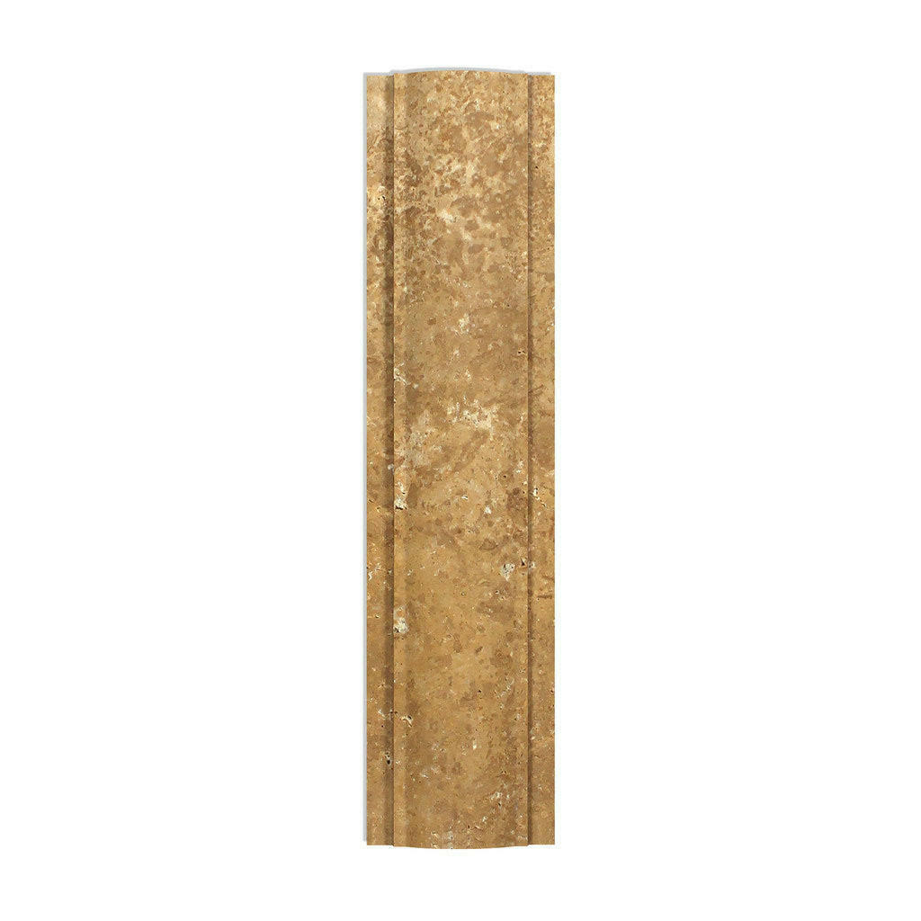 Noce Travertine Honed Arch / Baldwin Trim Molding - American Tile Depot