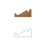 Noce Travertine Honed Crown - Mercer Molding Trim - American Tile Depot
