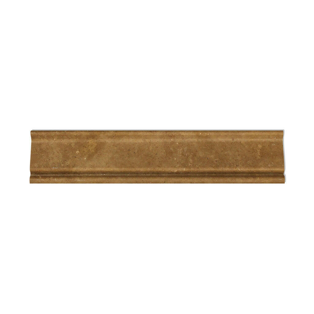 Noce Travertine Honed Crown - Mercer Molding Trim - American Tile Depot