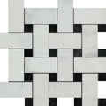 Large Basketweave Honed w/ Black