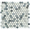 Penny Round Honed w/ Blue-Gray