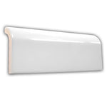 2x6 Palette White Ice Glossy Solid Color Ceramic Radius Cap 2x6 Palette White Ice Glossy Solid Color Ceramic Radius Cap - American Tile Depot
