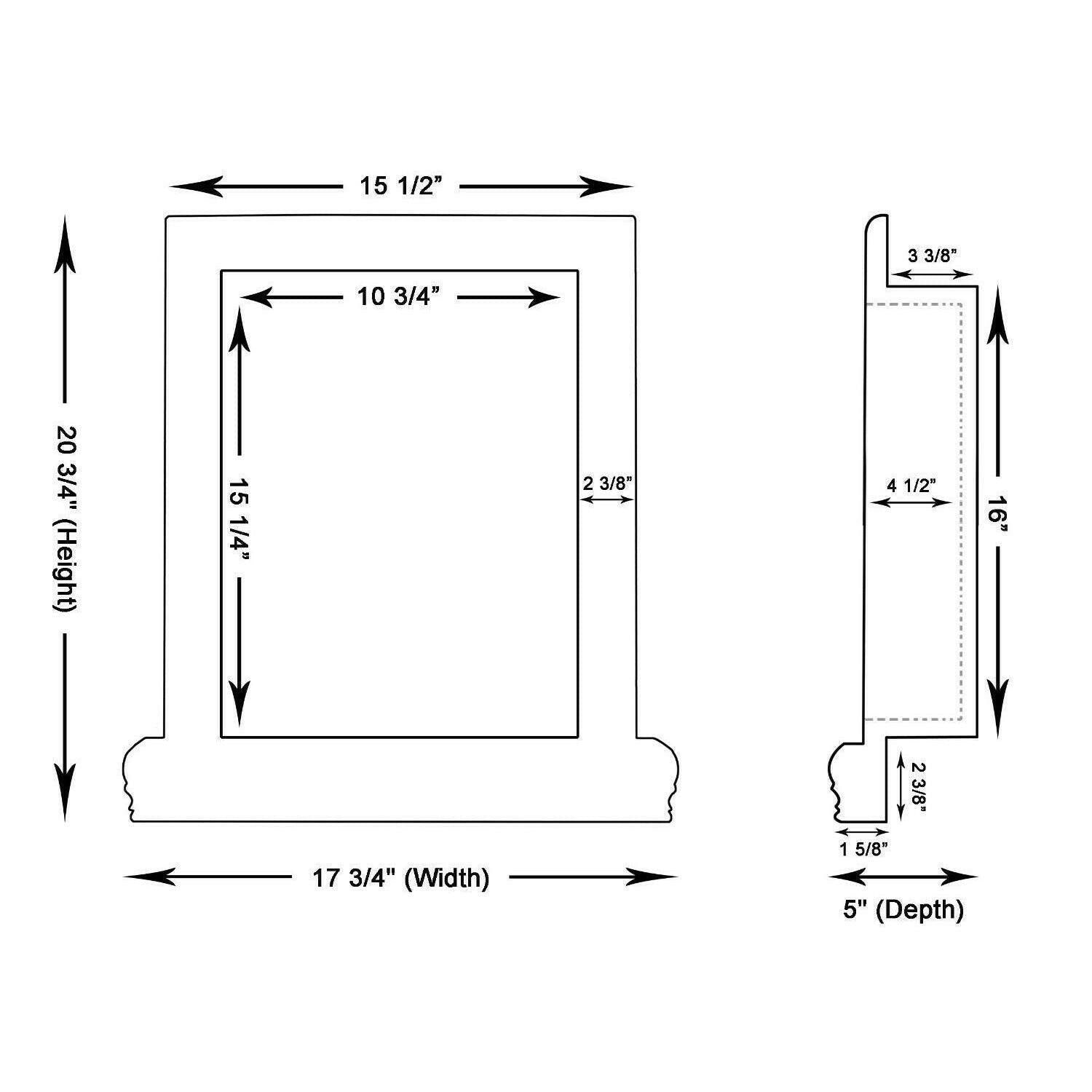 Thassos White Marble Hand-Made Custom Shampoo Niche / Shelf - LARGE - Honed-American Tile Depot