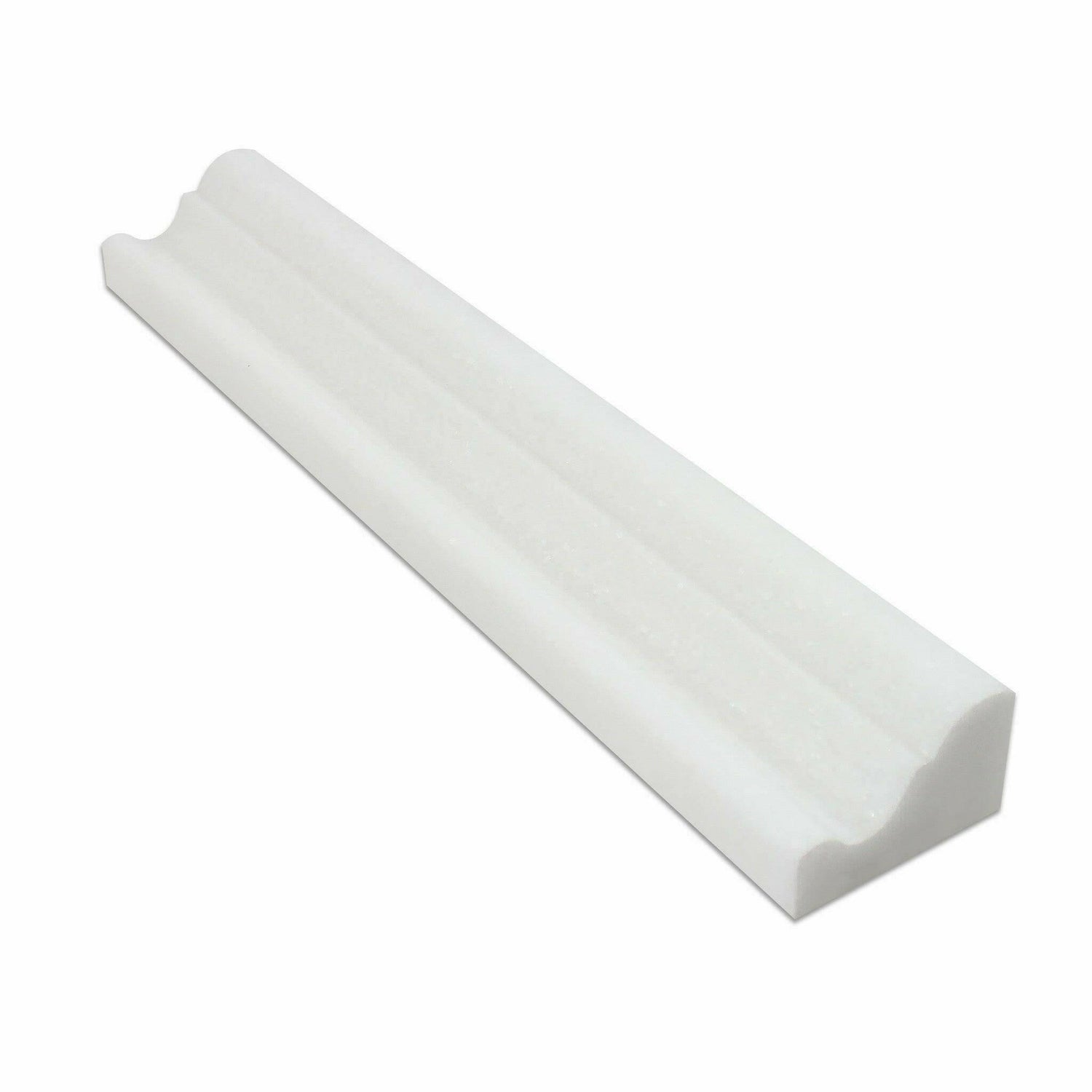 Thassos White Marble Honed Crown - Mercer Molding Trim-American Tile Depot