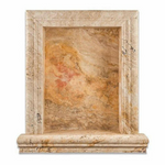 Valencia Travertine Hand-Made Custom Shampoo Niche / Shelf - LARGE - Honed - American Tile Depot