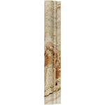 Valencia Travertine Honed OG-1 Chair Rail Molding Trim - American Tile Depot