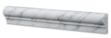 Carrara White Marble Honed OG-1 Chair Rail Molding Trim - American Tile Depot - Commercial and Residential (Interior & Exterior), Indoor, Outdoor, Shower, Backsplash, Bathroom, Kitchen, Deck & Patio, Decorative, Floor, Wall, Ceiling, Powder Room - 3