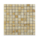 1 X 1 Honey Onyx Polished Mosaic Tile