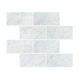 12 X 24 Carrara White Marble Polished Field Tile
