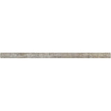 Silver Travertine Honed 1/2 X 12 Pencil Liner