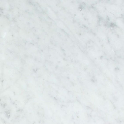 18 X 18 Carrara White Marble Honed Field Tile
