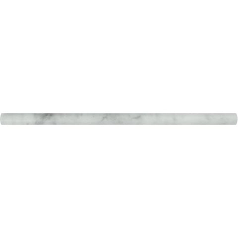 Bianco Venatino (Bianco Mare) Marble Polished 1/2 X 12 Pencil Liner