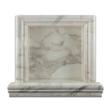 Calacatta Gold Marble Hand-Made Custom Shampoo Niche / Shelf - SMALL - Polished - American Tile Depot - Commercial and Residential (Interior & Exterior), Indoor, Outdoor, Shower, Backsplash, Bathroom, Kitchen, Deck & Patio, Decorative, Floor, Wall, Ceiling, Powder Room - 2