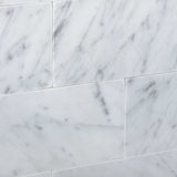3 X 6 Carrara White Marble Honed Subway Brick Field Tile