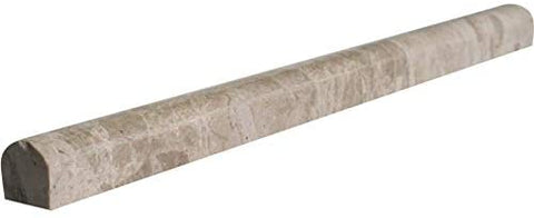 Diano Royal ( Queen Beige ) Marble Polished 3/4 X 12 Bullnose Liner