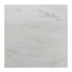 18 X 18 Oriental White / Asian Statuary Marble Honed Field Tile