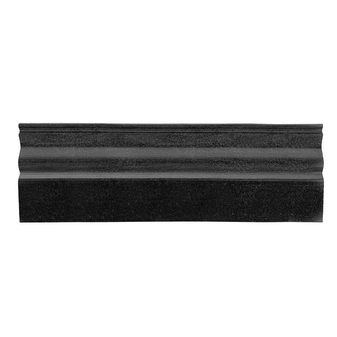 Black Absolute Granite 4" Baseboard Trim Molding Polished