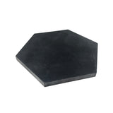 Black Marquina Marble Honed 6" Hexagon Tile