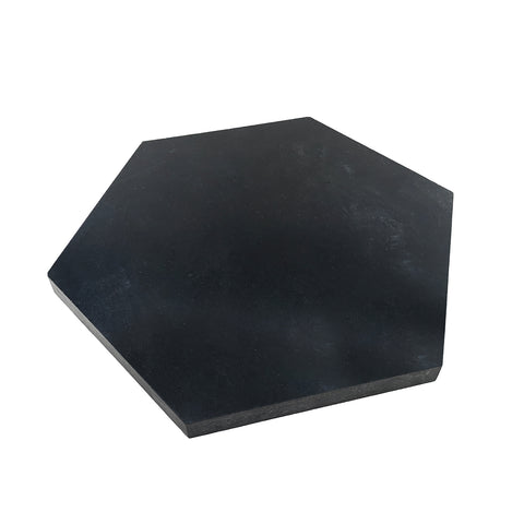 Black Marquina Marble Polished 6" Hexagon Tile