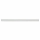 Thassos White Marble Honed 3/4 X 12 Bullnose Liner - American Tile Depot - Commercial and Residential (Interior & Exterior), Indoor, Outdoor, Shower, Backsplash, Bathroom, Kitchen, Deck & Patio, Decorative, Floor, Wall, Ceiling, Powder Room - 3