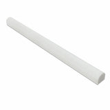 Thassos White Marble Honed 3/4 X 12 Bullnose Liner - American Tile Depot - Commercial and Residential (Interior & Exterior), Indoor, Outdoor, Shower, Backsplash, Bathroom, Kitchen, Deck & Patio, Decorative, Floor, Wall, Ceiling, Powder Room - 1