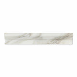 Calacatta Gold Marble Polished Crown - Mercer Molding Trim