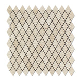 Crema Marfil Marble Honed 1" Diamond Mosaic Tile - American Tile Depot - Commercial and Residential (Interior & Exterior), Indoor, Outdoor, Shower, Backsplash, Bathroom, Kitchen, Deck & Patio, Decorative, Floor, Wall, Ceiling, Powder Room - 1
