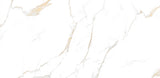 12 X 24 Calacatta Gold Satin Matte Marble Look Porcelain Tile