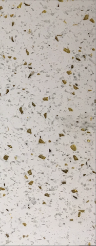 4 X 12 Terrazzo Gold Marble Polished Field Tile