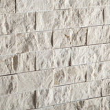 1 X 2 Crema Marfil Marble Split-Faced Mosaic Tile - American Tile Depot - Shower, Backsplash, Bathroom, Kitchen, Deck & Patio, Decorative, Floor, Wall, Ceiling, Powder Room, Indoor, Outdoor, Commercial, Residential, Interior, Exterior