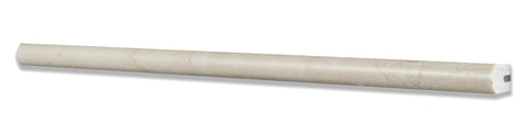 Crema Marfil Marble Honed 1/2 X 12 Pencil Liner