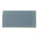 3 X 12 Ocean Blue Glass Subway Tile - Rainbow Series
