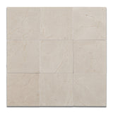 4 X 4 Crema Marfil Marble Honed Field Tile