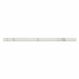 Calacatta Gold Marble Honed 1/2 X 12 Pencil Liner