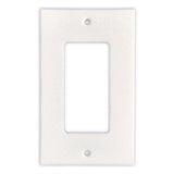 Thassos White Marble Single Rocker Switch Wall Plate / Switch Plate / Cover - Polished
