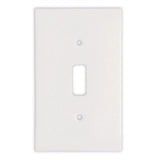 Thassos White Marble Single Toggle Switch Wall Plate / Switch Plate / Cover - Honed