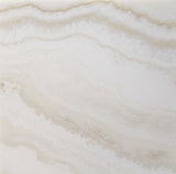 12 X 12 Premium White Onyx VEIN-CUT Polished Field Tile