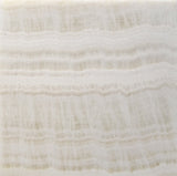 18 X 18 Premium White Onyx VEIN-CUT Polished Field Tile