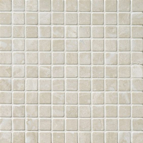 1 X 1 Diano Royal ( Queen Beige ) Marble Polished Mosaic Tile