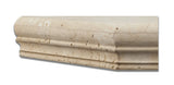 Ivory Travertine Hand-Made Custom Shower Corner Shelf - Honed