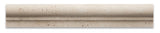 Ivory Travertine Honed OG-1 Chair Rail Molding Trim - American Tile Depot - Commercial and Residential (Interior & Exterior), Indoor, Outdoor, Shower, Backsplash, Bathroom, Kitchen, Deck & Patio, Decorative, Floor, Wall, Ceiling, Powder Room - 2
