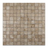 2 X 2 Cappuccino Marble Polished Mosaic Tile - American Tile Depot - Shower, Backsplash, Bathroom, Kitchen, Deck & Patio, Decorative, Floor, Wall, Ceiling, Powder Room, Indoor, Outdoor, Commercial, Residential, Interior, Exterior