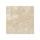6 X 6 Durango Cream Travertine Tumbled Field Tile