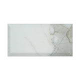 3 X 6 Calacatta Gold Marble Polished & Deep-Beveled Field Tile - American Tile Depot - Shower, Backsplash, Bathroom, Kitchen, Deck & Patio, Decorative, Floor, Wall, Ceiling, Powder Room, Indoor, Outdoor, Commercial, Residential, Interior, Exterior