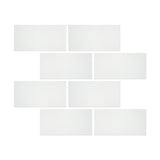 6 X 12 Thassos White Marble Honed Subway Brick Field Tile - American Tile Depot - Commercial and Residential (Interior & Exterior), Indoor, Outdoor, Shower, Backsplash, Bathroom, Kitchen, Deck & Patio, Decorative, Floor, Wall, Ceiling, Powder Room - 1