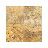 6 X 6 Scabos Travertine Tumbled Field Tile