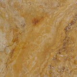 12 X 12 Gold / Yellow Travertine Filled & Honed Field Tile